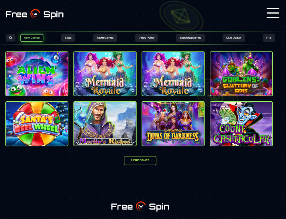 free spin casino