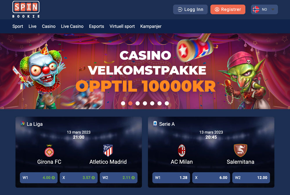 spinbookie casino