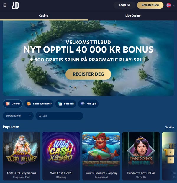 hjemmeside for lucky dreams casino 2021