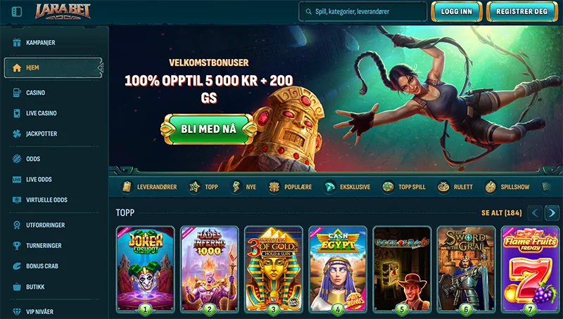 larabet casino nettside