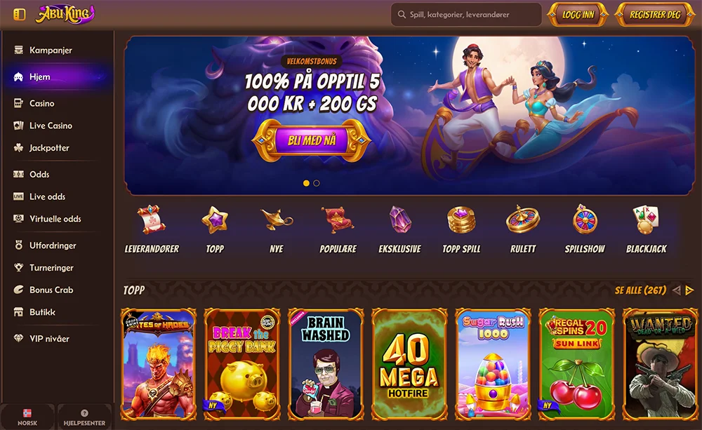 abu king casino nettside norge
