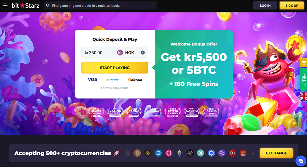 bitstarz casino nettside norge