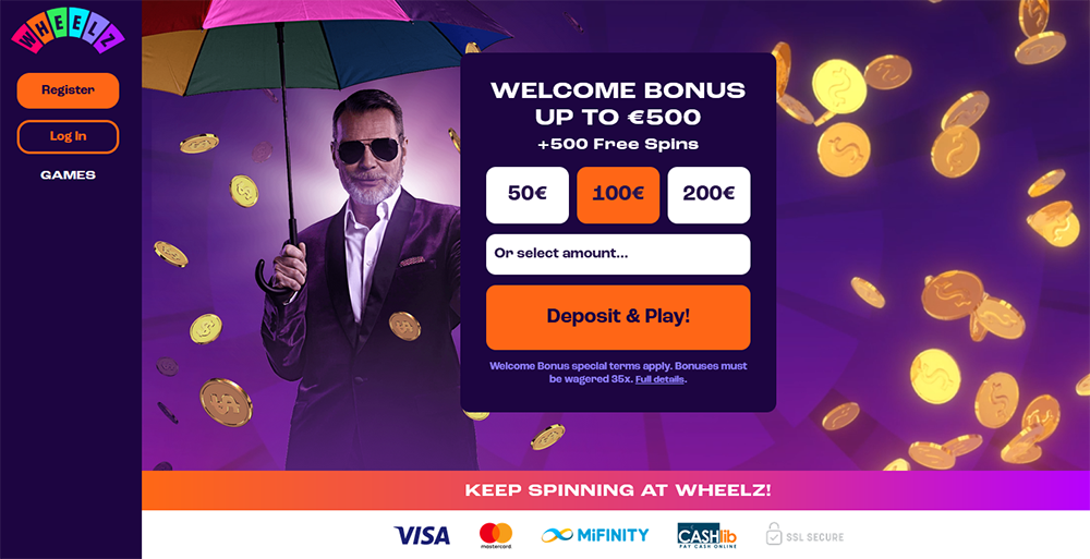 wheelz casino nettside norge