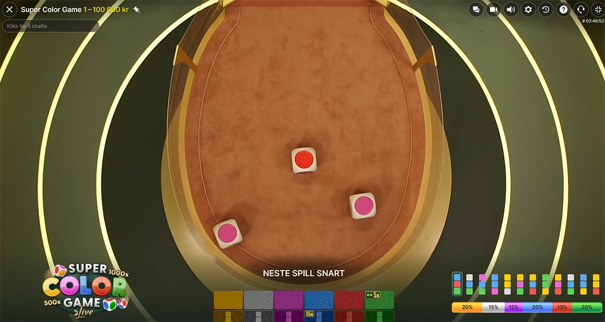 Super Color Game resultat