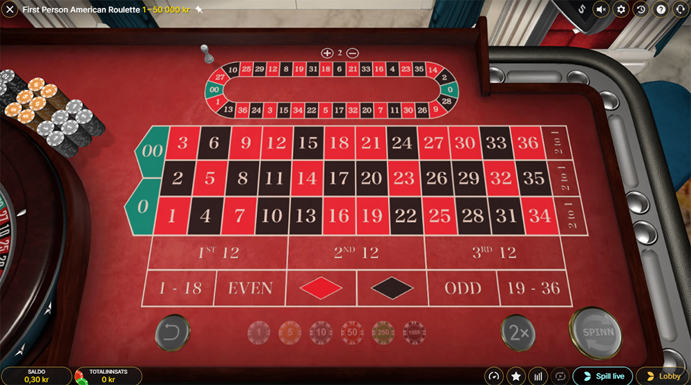 amerikansk roulette nettcasino