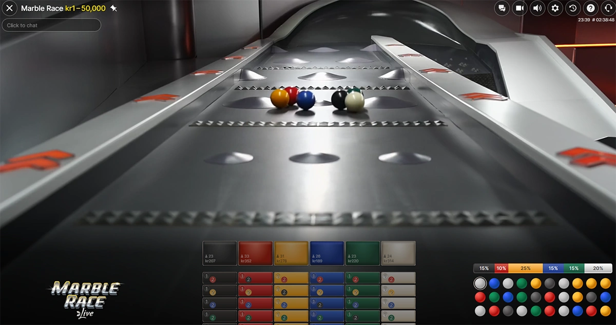 Marble Race live spill